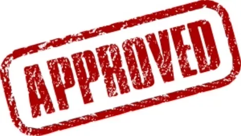 Approved stamp