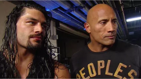 Wwe roman reigns the rock