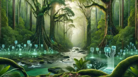 NTT Group & ClimateForce develop world's first smart rainforest