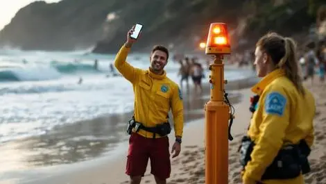 South Maroubra beach trials smartphone siren for faster alerts