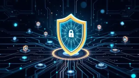 Secure digital shield protecting network interconnected data nodes ai tech