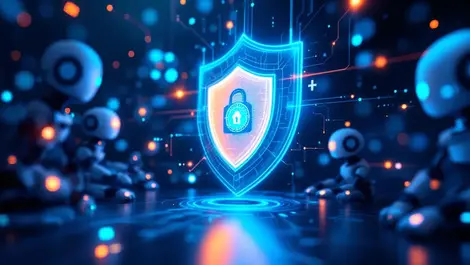 Digital shield protecting online content from robot ai creators safeguarding work