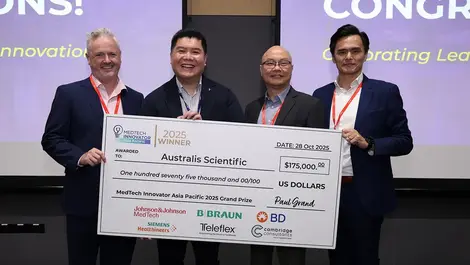 Australis Scientific wins MedTech prize for bladder health device