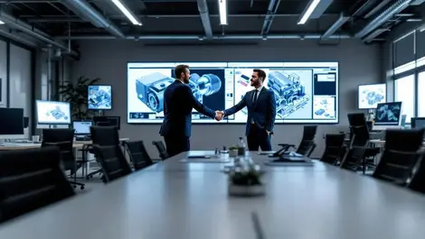 Canadian manufacturing training room cad cam acquisition meeting