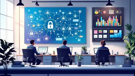 It sec ops room analysts lock network and jira style board view
