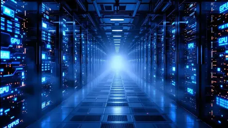 Cinematic liquid cooled ai supercomputing data center gpu racks