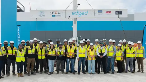Edged tops out second Aurora data centre in Chicago